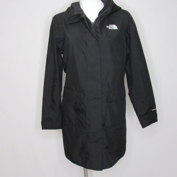 The North Face Black CITY BREEZE Rain Parka Women's M Medium - Picture 7 of 10